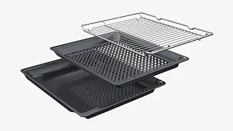 Духовой шкаф Bosch HMG976RB1S электрический, шириной 59.4 см, черный, пиролитическая очистка 7