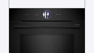 Духовой шкаф Bosch HMG976RB1S электрический, шириной 59.4 см, черный, пиролитическая очистка 8