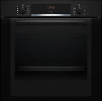 Духовой шкаф Bosch HRA3340B0 электрический, шириной 59.4 см, черный, AquaClean очистка