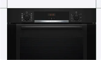 Духовой шкаф Bosch HRA3340B0 электрический, шириной 59.4 см, черный, AquaClean очистка 2