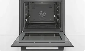 Духовой шкаф Bosch HRA3340B0 электрический, шириной 59.4 см, черный, AquaClean очистка 3