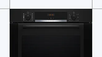 Духовой шкаф Bosch HRA334EB1 электрический, шириной 59.4 см, черный, EcoClean очистка 7