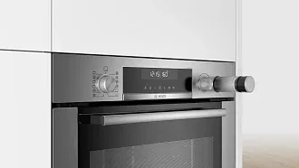 Духовой шкаф Bosch HRA3380S1 электрический, шириной 59.4 см, нержавеющая сталь, традиционная очистка 3