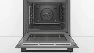 Духовой шкаф Bosch HRA474BB0S электрический, шириной 59.4 см, черный, пиролитическая очистка 4