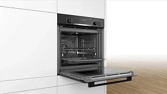 Духовой шкаф Bosch HRG4785B6 электрический, шириной 59.4 см, черный, пиролитическая очистка 2