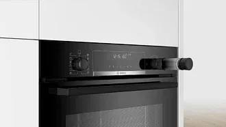Духовой шкаф Bosch HRG4785B6 электрический, шириной 59.4 см, черный, пиролитическая очистка 3