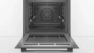 Духовой шкаф Bosch HRG4785B6 электрический, шириной 59.4 см, черный, пиролитическая очистка 4