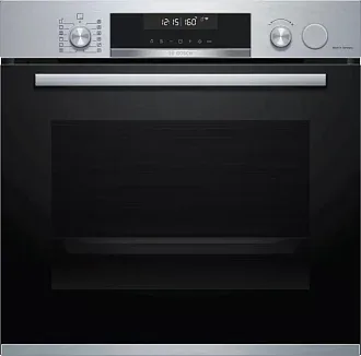 Духовой шкаф Bosch HRG5580S6R электрический, шириной 59.4 см, нержавеющая сталь, EcoClean очистка