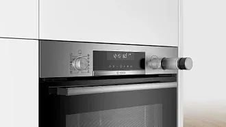 Духовой шкаф Bosch HRG5580S6R электрический, шириной 59.4 см, нержавеющая сталь, EcoClean очистка 3