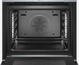 Духовой шкаф Bosch HRG635BS1 электрический, шириной 59.4 см, нержавеющая сталь, EcoClean очистка 3