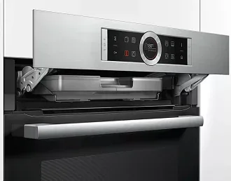 Духовой шкаф Bosch HRG635BS1 электрический, шириной 59.4 см, нержавеющая сталь, EcoClean очистка 5