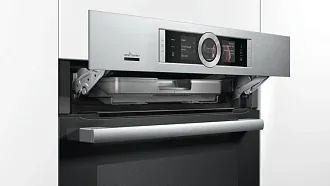 Духовой шкаф Bosch HRG636XS7 электрический, шириной 59.4 см, нержавеющая сталь, EcoClean очистка 3