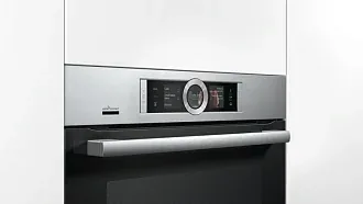Духовой шкаф Bosch HRG636XS7 электрический, шириной 59.4 см, нержавеющая сталь, EcoClean очистка 6