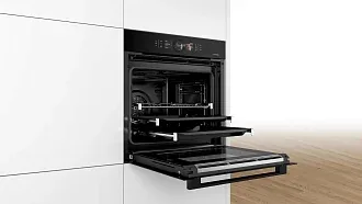 Духовой шкаф Bosch HRG8769C7 электрический, шириной 59.4 см, черный, пиролитическая очистка 3