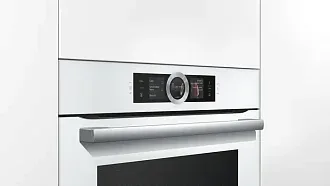 Духовой шкаф Bosch HSG 636BW1 электрический, шириной 59.4 см, белый, EcoClean очистка 8