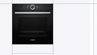 Духовой шкаф Bosch HSG636BB1 электрический, шириной 59.4 см, черный, EcoClean очистка 7