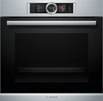 Духовой шкаф Bosch HSG636BS1 электрический, шириной 59.4 см, нержавеющая сталь, EcoClean очистка 6