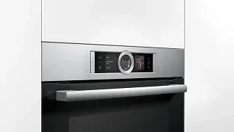 Духовой шкаф Bosch HSG636BS1 электрический, шириной 59.4 см, нержавеющая сталь, EcoClean очистка 8