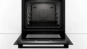 Духовой шкаф Bosch HSG856XC1 электрический, шириной 59.4 см, черный, EcoClean очистка 8