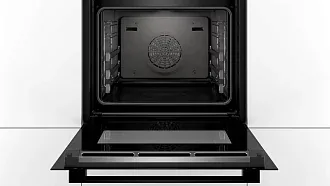 Духовой шкаф Bosch HSG856XC7 электрический, шириной 59.4 см, черный, EcoClean очистка 8