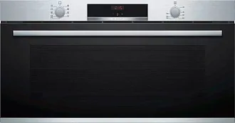 Духовой шкаф Bosch VBC514CR0 электрический, шириной 89.6 см, нержавеющая сталь, традиционная очистка