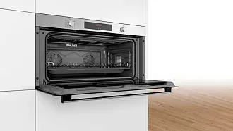 Духовой шкаф Bosch VBC514CR0 электрический, шириной 89.6 см, нержавеющая сталь, традиционная очистка 4