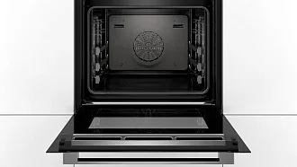 Духовой шкаф-пароварка Bosch HSG636XS6 электрический, шириной 59.4 см, нержавеющая сталь, EcoClean очистка 2