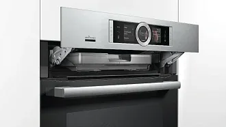 Духовой шкаф-пароварка Bosch HSG636XS6 электрический, шириной 59.4 см, нержавеющая сталь, EcoClean очистка 6