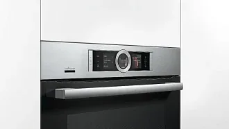 Духовой шкаф-пароварка Bosch HSG636XS6 электрический, шириной 59.4 см, нержавеющая сталь, EcoClean очистка 7