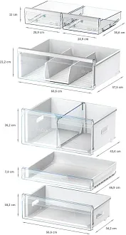 Двухкамерный холодильник Bosch KGP76AWC0N 6