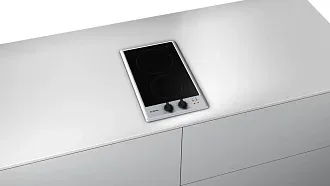 Электрическая варочная панель Bosch PKE345CA2E на 2 конфорки, шириной 28.8 см, нержавеющая сталь 4