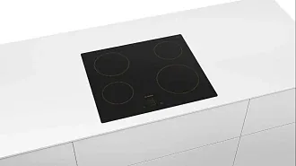 Электрическая варочная панель Bosch PKE611BA1R на 4 конфорки, шириной 59.2 см, черный 7