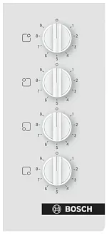 Электрическая варочная панель Bosch PKE612CA2E на 4 конфорки, шириной 59.2 см, белый 5