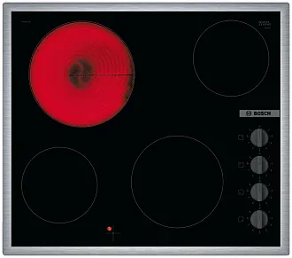 Электрическая варочная панель Bosch PKE645CA2E на 4 конфорки, шириной 58.3 см, черный 5