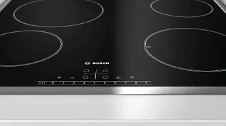 Электрическая варочная панель Bosch PKE645FP1E на 4 конфорки, шириной 58.3 см, черный 2