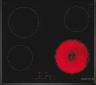 Электрическая варочная панель Bosch PKE651BB2R на 4 конфорки, шириной 59.2 см, черный