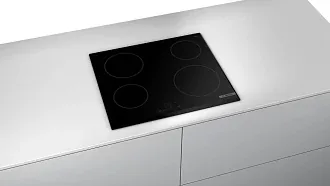 Электрическая варочная панель Bosch PKE651BB2R на 4 конфорки, шириной 59.2 см, черный 3