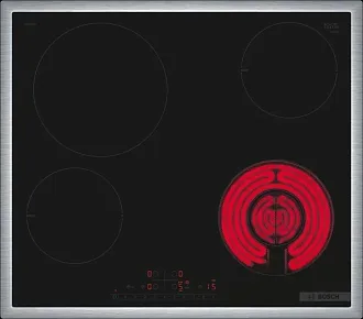 Электрическая варочная панель Bosch PKF645FP3R на 4 конфорки, шириной 58.3 см, черный