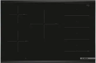 Электрическая варочная панель Bosch PXV875DV1E на 5 конфорки, шириной 81.6 см, черный