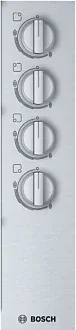 Газовая варочная панель Bosch PBP6C5B62Q на 4 конфорки, шириной 58 см, нержавеющая сталь 2