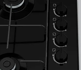 Газовая варочная панель Bosch PBP6C6B82Q на 4 конфорки, шириной 58 см, черный 6