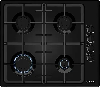 Газовая варочная панель Bosch PBP6C6B92R на 4 конфорки, шириной 58 см, черный