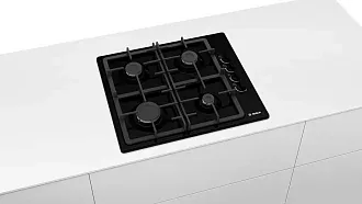 Газовая варочная панель Bosch PBP6C6B92R на 4 конфорки, шириной 58 см, черный 5