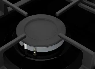 Газовая варочная панель Bosch PBP6C6B93R на 4 конфорки, шириной 58 см, черный 3