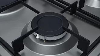 Газовая варочная панель Bosch PBY6C5B62O на 4 конфорки, шириной 58 см, нержавеющая сталь 2