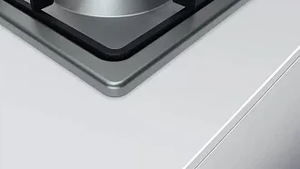 Газовая варочная панель Bosch PBY6C5B62O на 4 конфорки, шириной 58 см, нержавеющая сталь 3