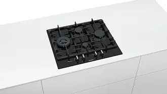 Газовая варочная панель Bosch PCI6A6B90R на 4 конфорки, шириной 58.2 см, черный 5