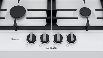 Газовая варочная панель Bosch PCP6A2B90R на 4 конфорки, шириной 58.2 см, белый 2