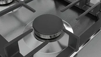 Газовая варочная панель Bosch PCQ7A5B90 на 5 конфорки, шириной 75 см, нержавеющая сталь 3