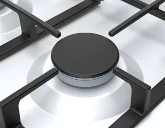 Газовая варочная панель Bosch PGH6B2O93R на 4 конфорки, шириной 58.2 см, белый 3